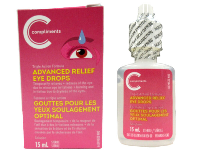 Photo of recalled eye drops.