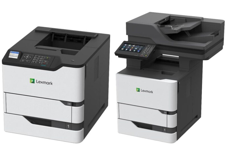 Product photo of recalled printers, representing the Lexmark recall.