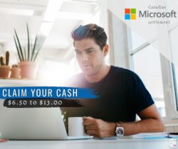 Microsoft Settlement graphic regarding the class action lawsuit settlement
