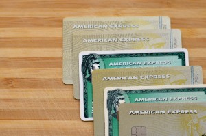 American Express cards on a wood surface - amex prepaid