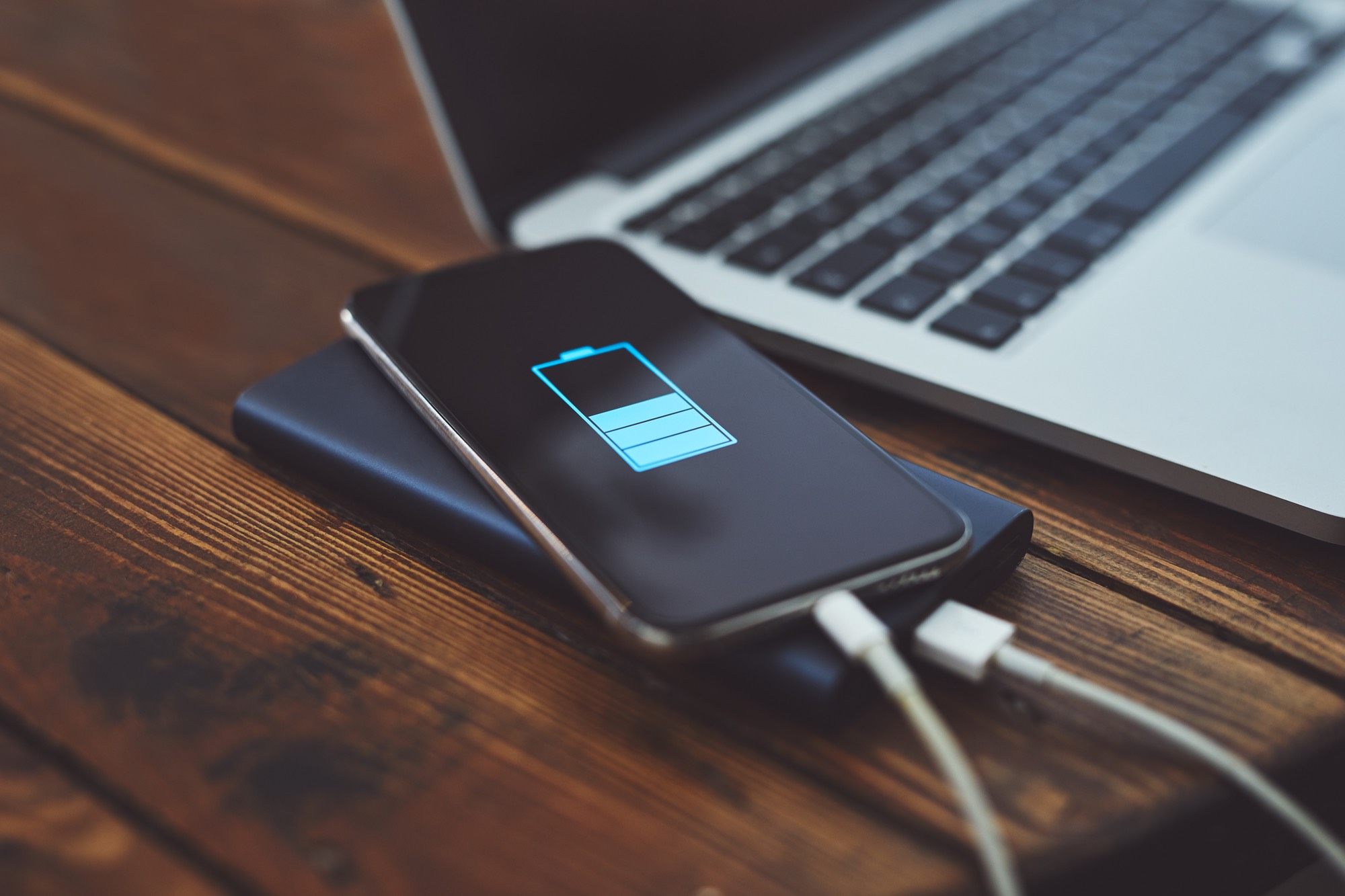 Recharging phone with battery pack