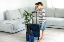 Little boy upset with suitcase regarding the Old Republic class action lawsuit 