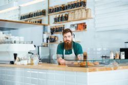 A business owner regarding information on business interruption insurance