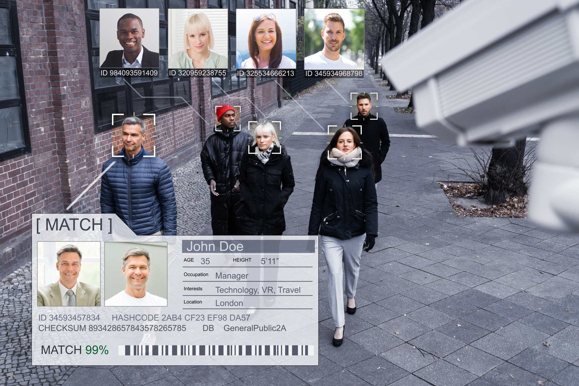 Facial recognition technology regarding the Clearview AI class action lawsuit filed 