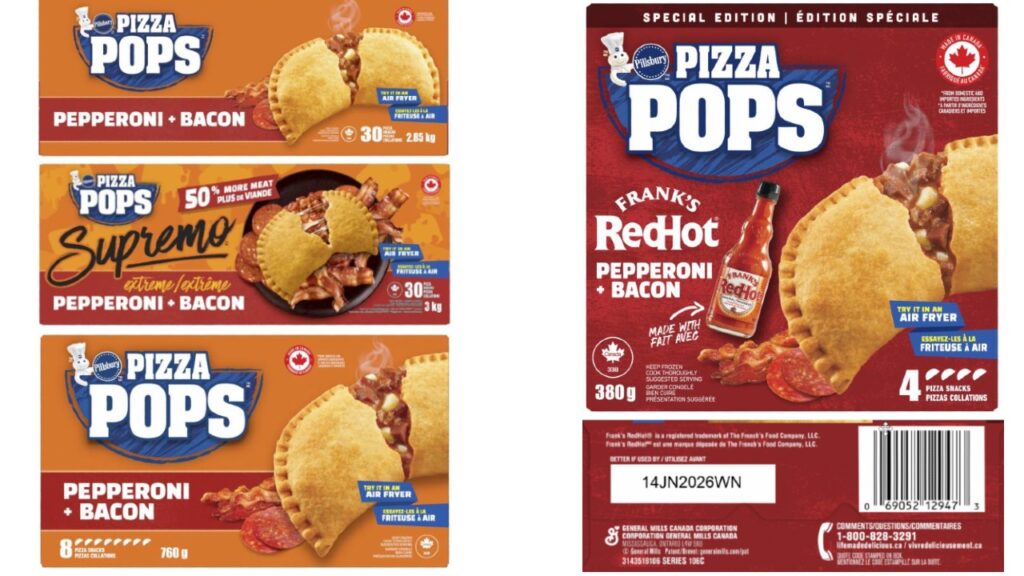 Pizza Pops FRANK's RedHot Pepperoni + Bacon, Pizza Pops Pepperoni + Bacon