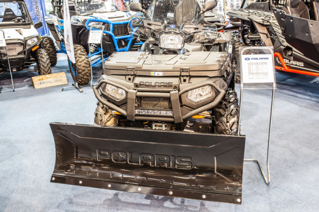 Polaris Sportsman All-Terrain Vehicle in camo
