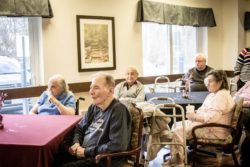 Seniors sitting together regarding the Northwood Long-term care class action lawsuit filed
