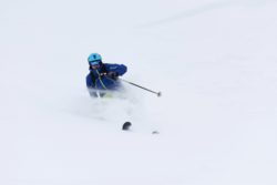 Skier trapped in snow regarding the defective Black Diamond beacon class action lawsuit