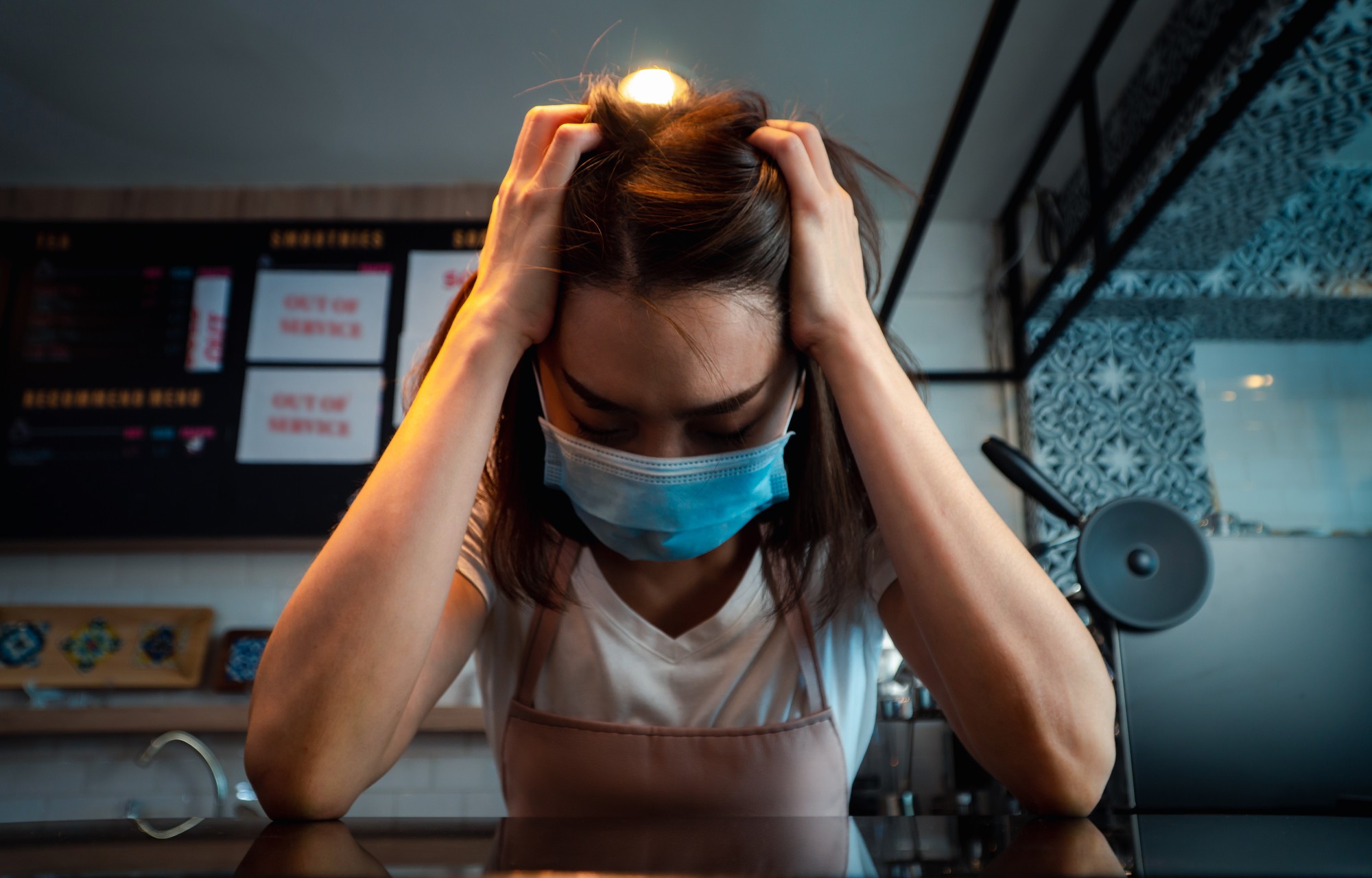 Stressed business owner regarding the business interruption denied insurance claims class action lawsuit filed