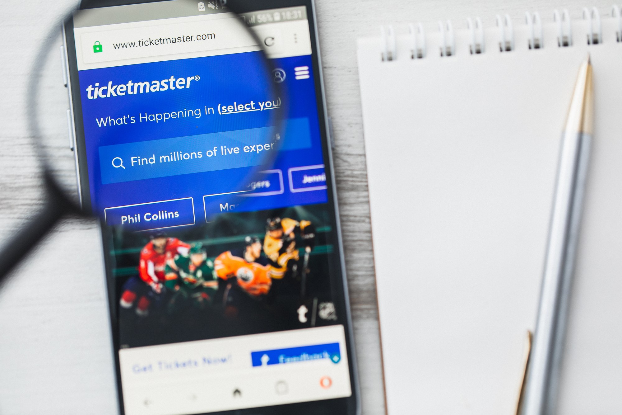 Ticketmaster mobile site regarding fans being angry over the site changing its refund policy overnight amid COVID-19 cancellations 