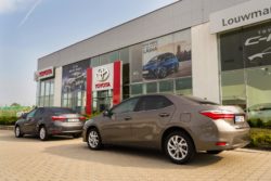 The exterior of Toyota regarding the fuel pump defect class action lawsuit filed