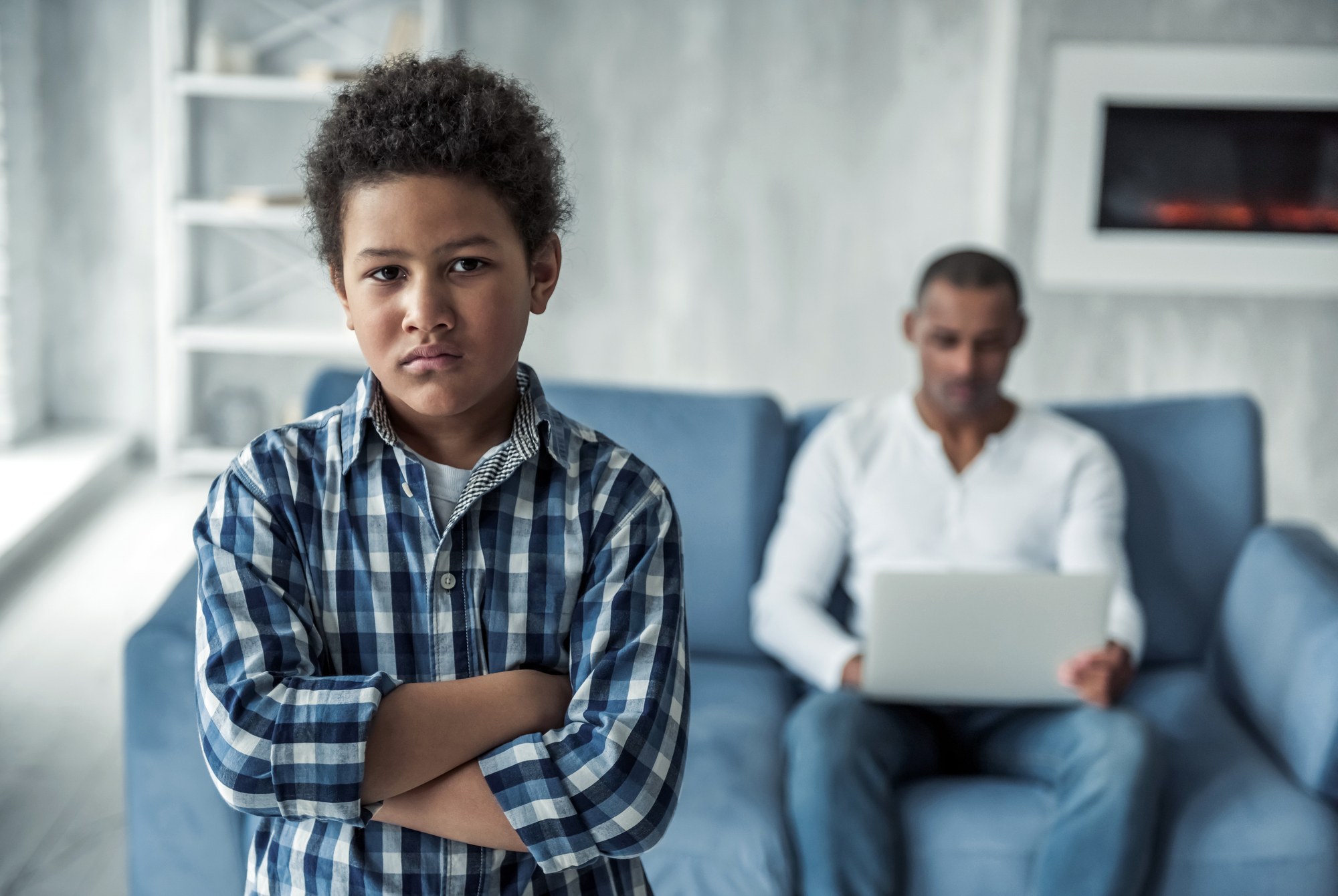 Upset little boy regarding the Arch Insurance class action lawsuit 