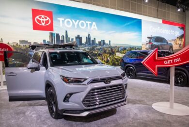 2026 Toyota Grand Highlander is showcased at the LA Auto Show in Los Angeles